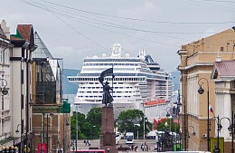 MSC Splendida: самый большой лайнер в истории порта Владивостока